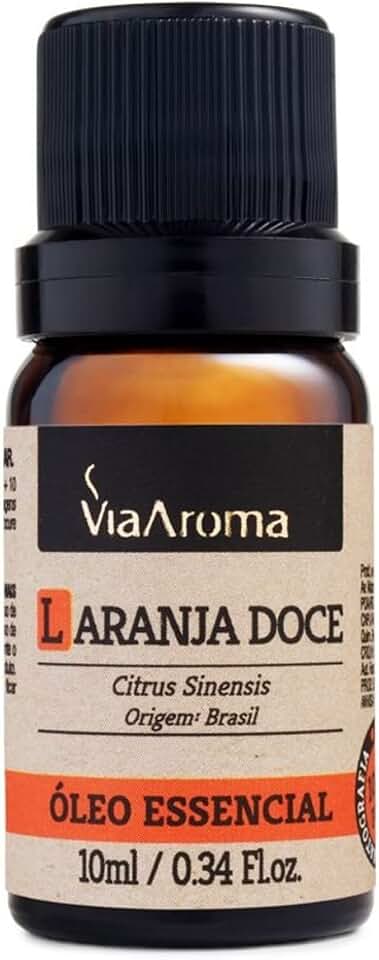 Óleo Essencial Laranja Doce Via Aroma – 10 ml
