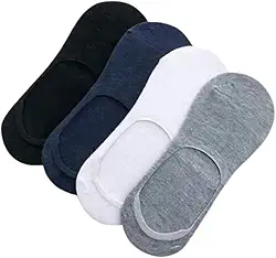 Meia Sapatilha Invisível Masculinas Com Silicone Kit 6 Pares Top