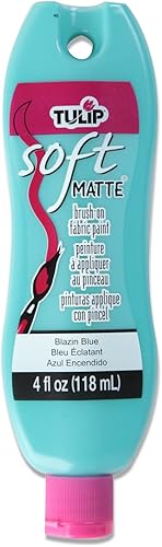 Vista 31 de Tulip Pintura para tela suave, lavable, se mantiene suave y flexible, pintura permanente, para telas claras y oscuras, 4 onzas líquidas, blanco
