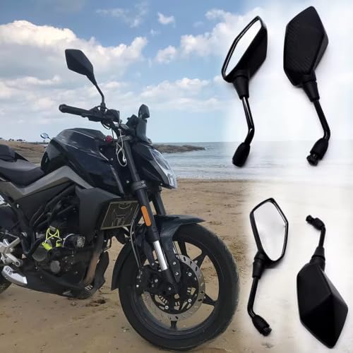 Espejos retrovisores para moto de vista amplia y ajuste 360 grados 8