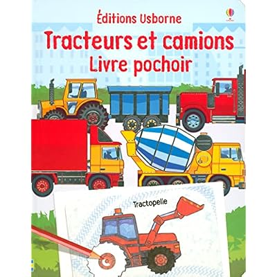 TRACTEURS ET CAMIONS - LIVRE POCHOIR