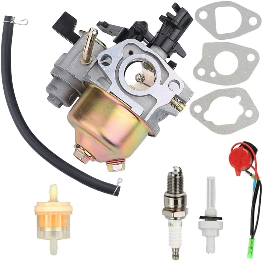 YAEGER Carburetor Kit for HON-DA Gx120 GX140 Gx160 GX168 GX180 Gx200 5.5-6.5 HP Generators Chinese 168 Engine Motor 16211-ZE1-000 Accs