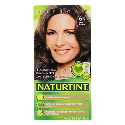 Naturtint permanent hair color 6n dark blonde (pack of 1), ammoni…