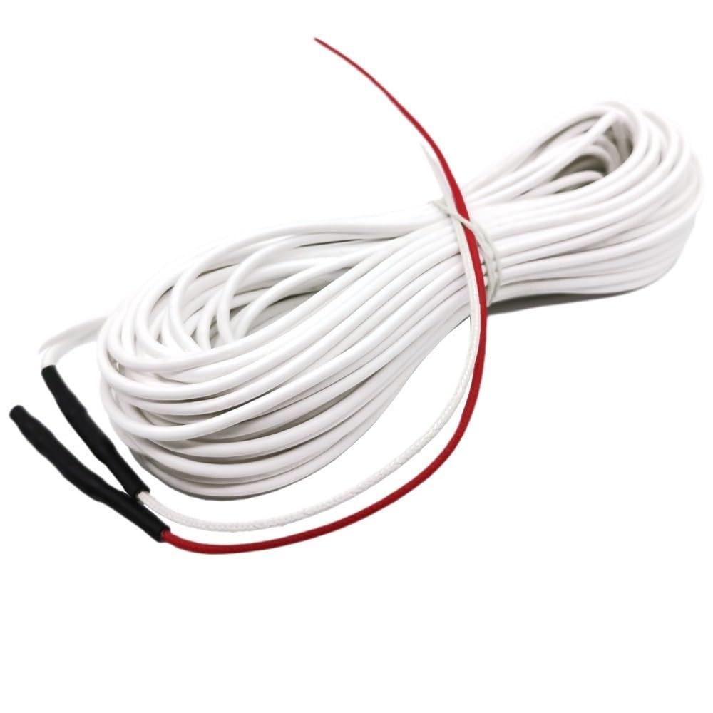 1 szt. Przewód grzejny z włókna węglowego i gumy silikonowej 12K, 1-30 m, 33 ohm/m, kabel grzejny na podczerwień – wysokiej jakości rozwiązanie grzewcze(100 m)