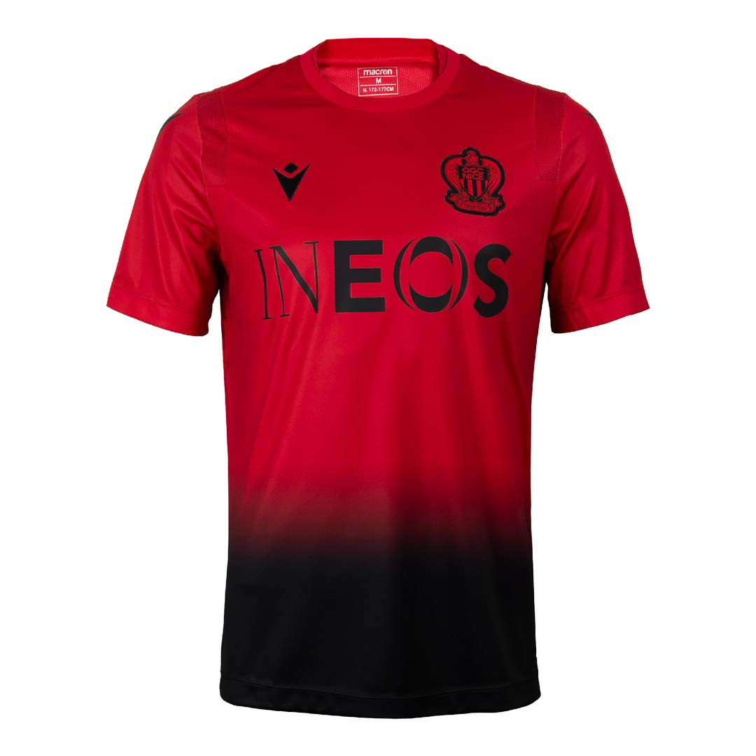 Camiseta de entrenamiento OGC Macron de manga corta transpirable ligera futbol 2