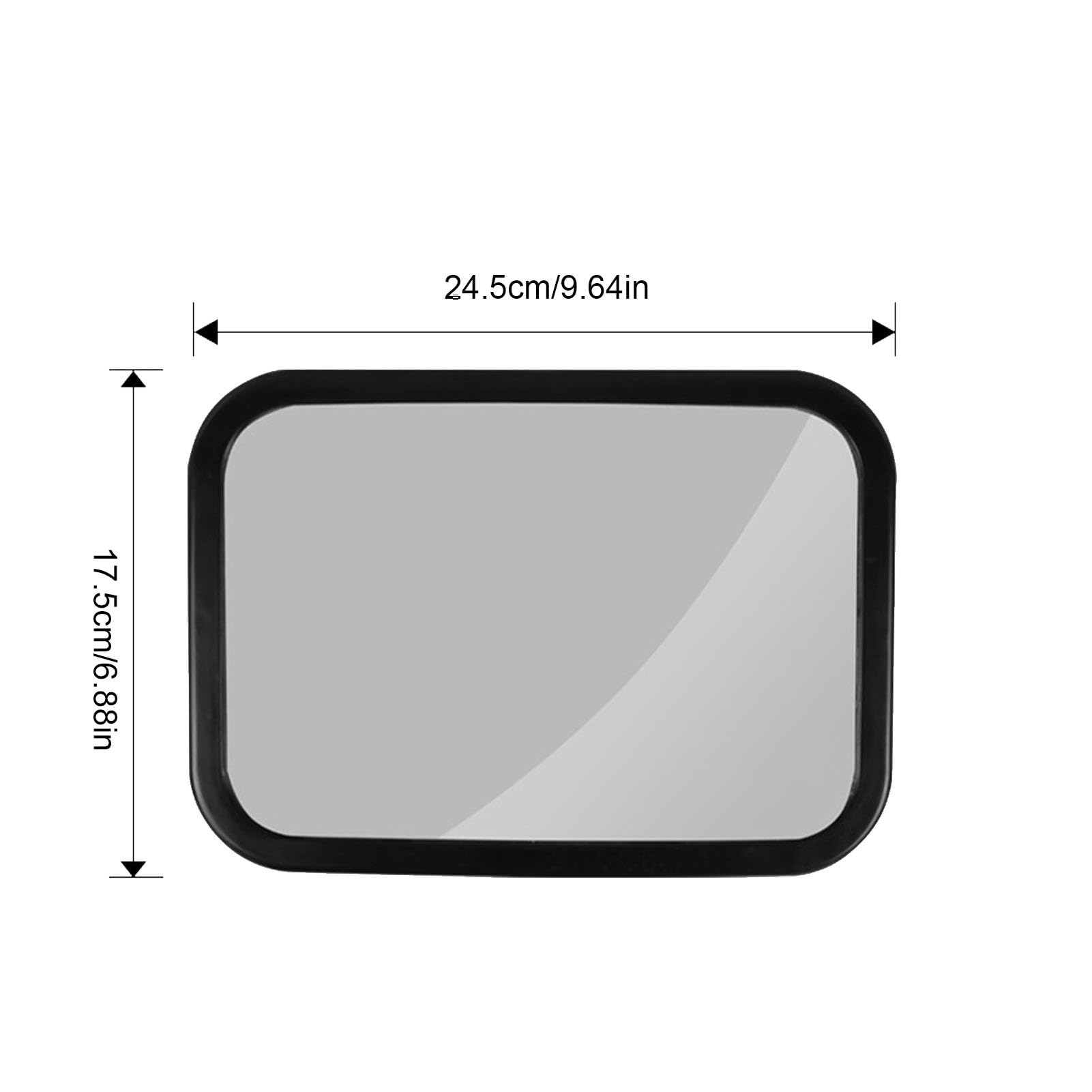 360 Asiento trasero Espejo Retrovisor trasero Monitor convexo Infantil Gran angular Accesorios para automóviles Retrovisor Exterior reemplazar