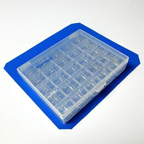 25 Plastic Bobbins W/Box for PFAFF 1020 Hobby, Ambition 1.0,Passport 2.0 3.0