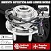 Pair 513188 Front Wheel Bearing Hub Assembly Compatible with Buick Rainier 04-07, for Chevy SSR 03-06 Trailblazer Ext, for GMC Envoy XL XUV 04 05, for Isuzu Ascender 03-08, for Saab 9-7X, 6 Lug w/ABS