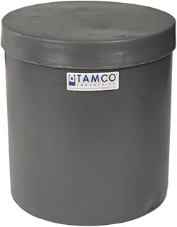 Tamco Industries 3-1/2 Gallon Slate Gray Plating Tank 10inch Dia. x 11inch High