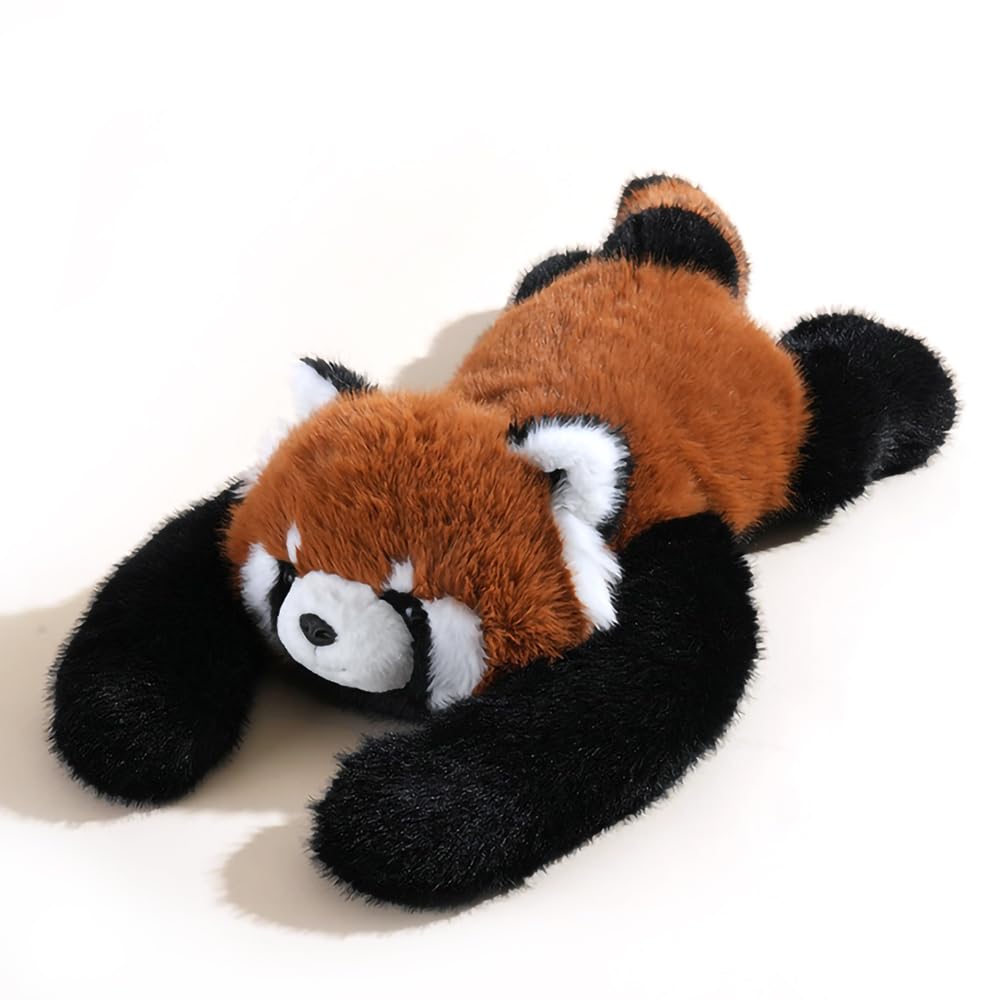 Jonuin Weighted Plush Red Panda, 1KG Weighted Stuffed Animal, 45cm Cute Weighted Teddy