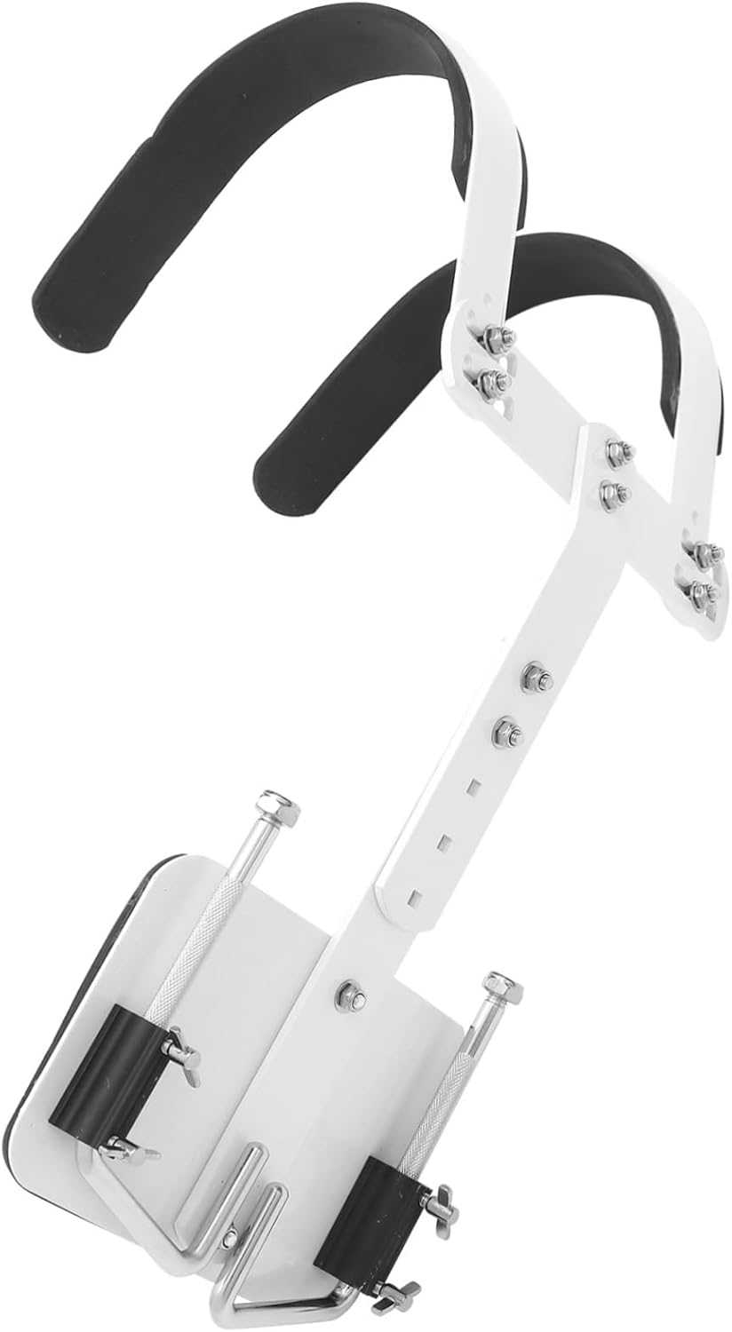 Adjustable Snare Drum Carrier Aluminum Back Frame with Shoulder Strap for Marching Bands Easy to Assemble Durable Snare Drum Accessories White