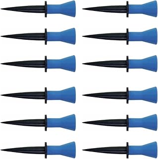 AMSLSIU Paquete de 12 Tees de Golf, Soporte Estable Bola Profesional plástico, Entrenadores práctica Entrenamiento Deportivo Golf portátiles