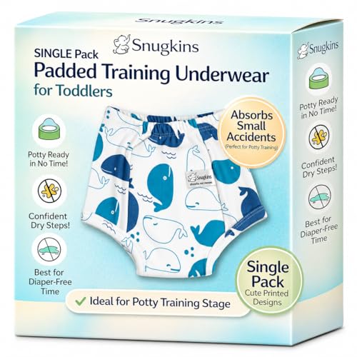 Image of SNUGKINS Snug Potty Training Pull-up Pants | Washable & Reusable | Fits (4-5 Years, Pack of 1- Evil)