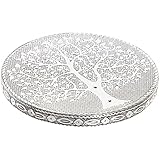 Llenar tu hogar con aromas de incienso y que nada más entres a tu hogar el te huela genial es fácil gracias a este soporte doble para inciensos de color plateado, además gracias a su diseño de árbol quedará ideal en cualquier estancia, pero sobre todo en las entradas, para colocarlo encima de la consola o cualquier mueble que tengas en la entrada.
