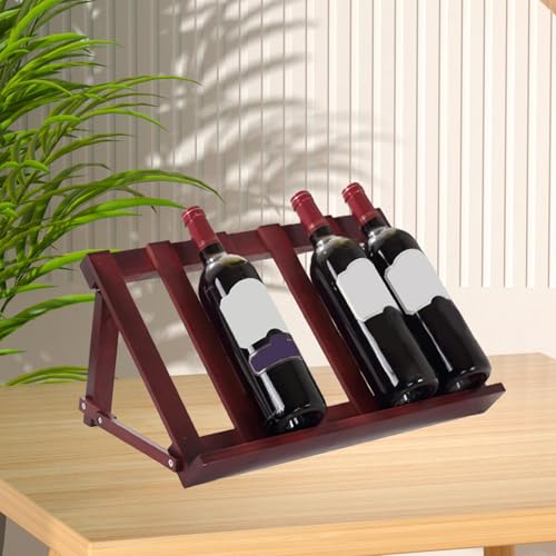Soporte para botellas de vino, plástico, 5 espacios miniatura 7