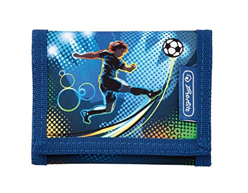 Preisvergleich Produktbild Herlitz Kinder Geldbörse / Geldbeutel / Portemonnaie / "Fußball"
