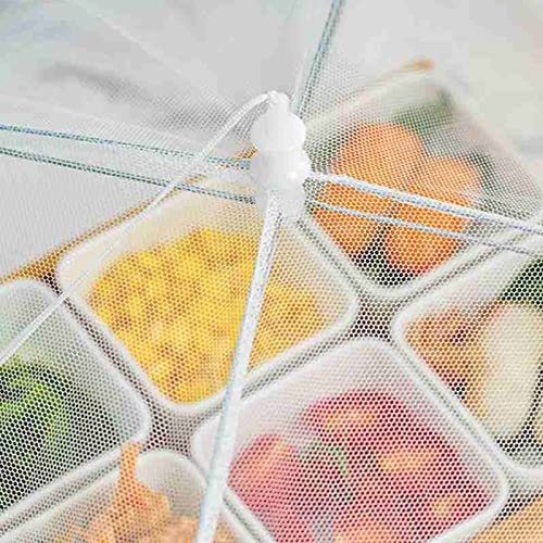 Food Tents 6 Pack 17X17 Pop-Up Mesh Food Covers Nets For Outdoors,Parties Picnics,Camping,Bbqs,Collapsible Food Tent #TOP6