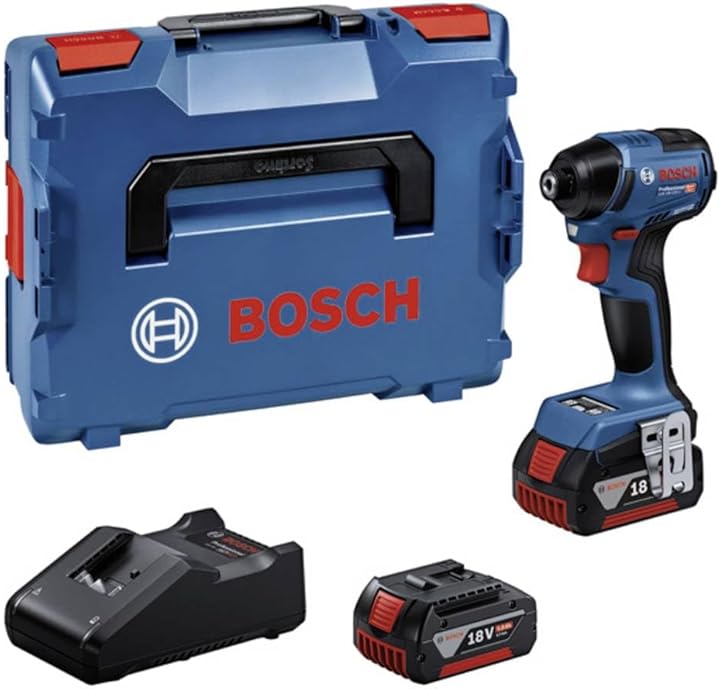 Bosch Professional GDR 18V-220 C Akülü Darbeli Somun Sıkma (2 x 5.0 Ah; L-Boxx)
