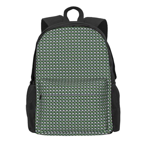 Mochila para adulto resistente al agua con estampado de balón miniatura 2