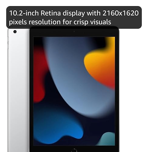 Amazon.com: Apple 2021 iPad 10.2-inch, Wi-Fi, 64GB, Silver