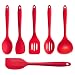 Joyoldelf 6 Piece Premium Silicone Kitchen Baking Set - Spatulas, Spoons & Turner - Heat Resistant Cooking Utensil