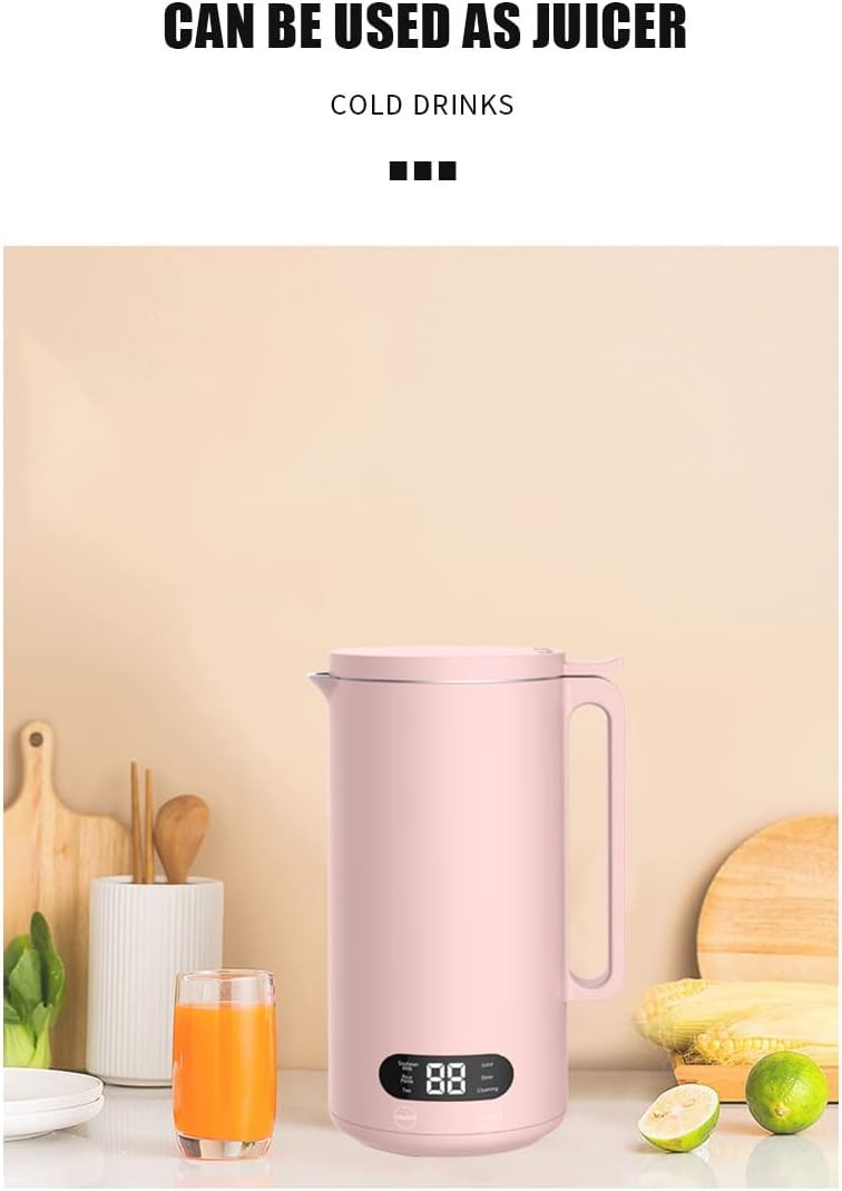 Mini Electric Soybean Milk Maker, Automatic Soy Milk Machine, Fruit Juicer, Rice Paste Maker, Food Blender, 110V, 350ml