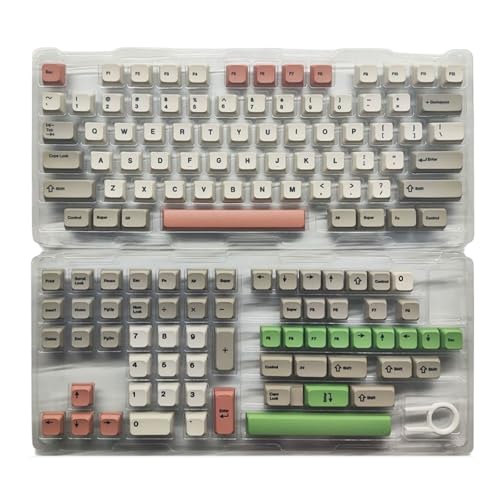 Keycaps PBT XDA 9009 : lot de 138 touches retro pour clavier mecanique