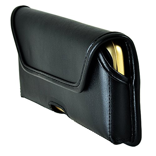 Turtleback Holster Made For Iphone 6 6S Juice Pack Air Plus Ultra Space Black Belt Case Leather Pouch With Executive Belt Clip Horizontal Made In Usa #TOP3