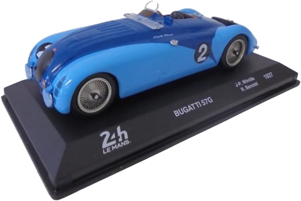 1/43 scale model car compatible with Bugatti 57G #2 Winner Le Mans 1937-24LM14