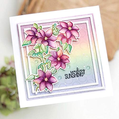 Fustella In Metallo Per Scrapbooking - Motivo Fenice - 15,2 X 14,4 Cm - Acciaio Al Carbonio