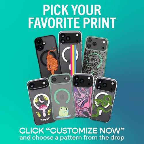 Image of Smartish iPhone 17 Pro MagSafe Clear Case - Gripmunk Magnetic Slim Case [Lightweight + Protective] Anti-Yellowing Thin Grip Clear Cover for Apple iPhone 17 Pro - Clearly Clear - Custom Print