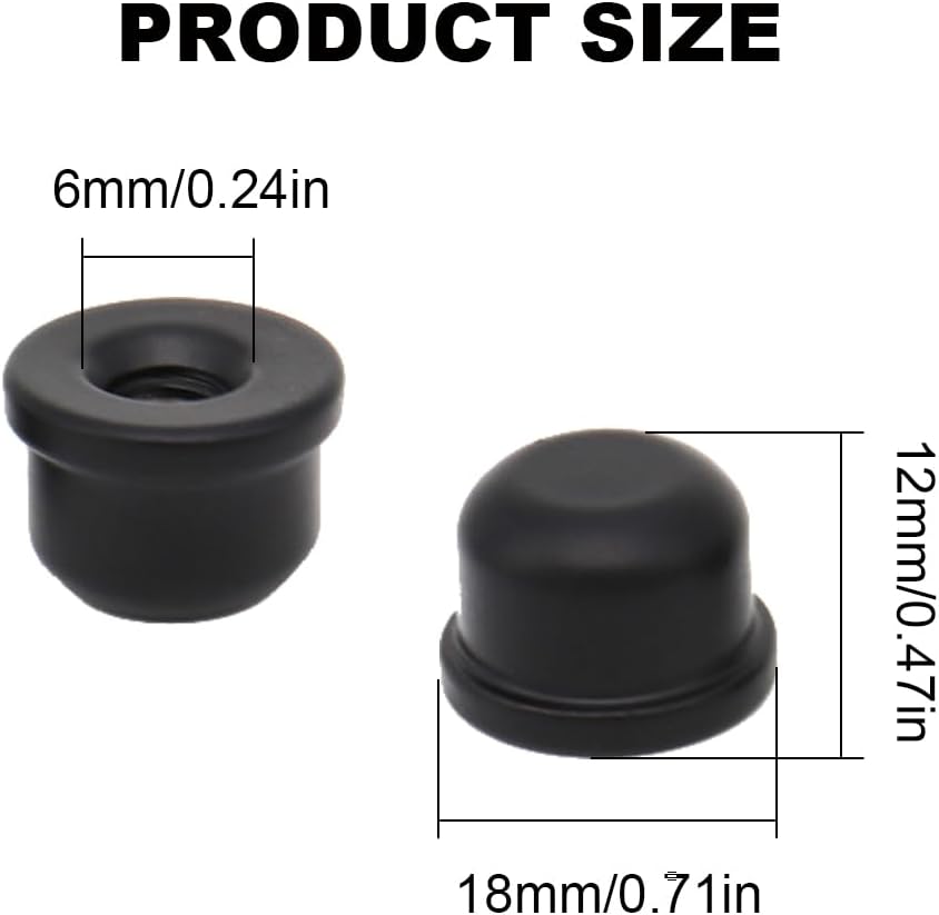 Lamp Finial Knob Lampshade Finial Tops Lamp Screw Knobs Lamp Finials Caps for Lamp Holder Lamp Parts and Lighting Decoration Accessories (6PCS, Black+Gold+Nickel)