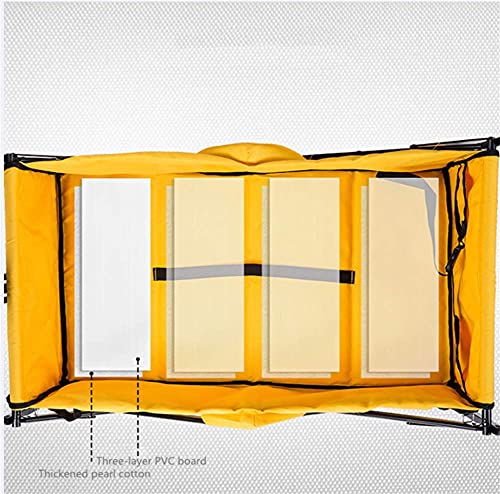 Carro plegable resistente con 4 ruedas, tela impermeable 600D, carrito para jardín y compras miniatura 4