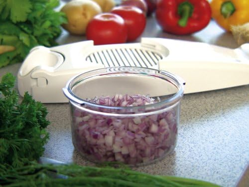 Genius 33003 Onion and Vegetable Chopper 3 Parts White