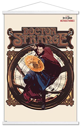 Poster Doctor Strange Marvel cadre magnétique suspendu sans abîmer le mur