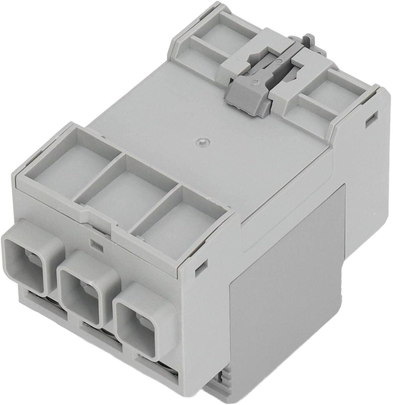 Төмөнкү view of Walfront CHLT-40PV showing DIN rail clip