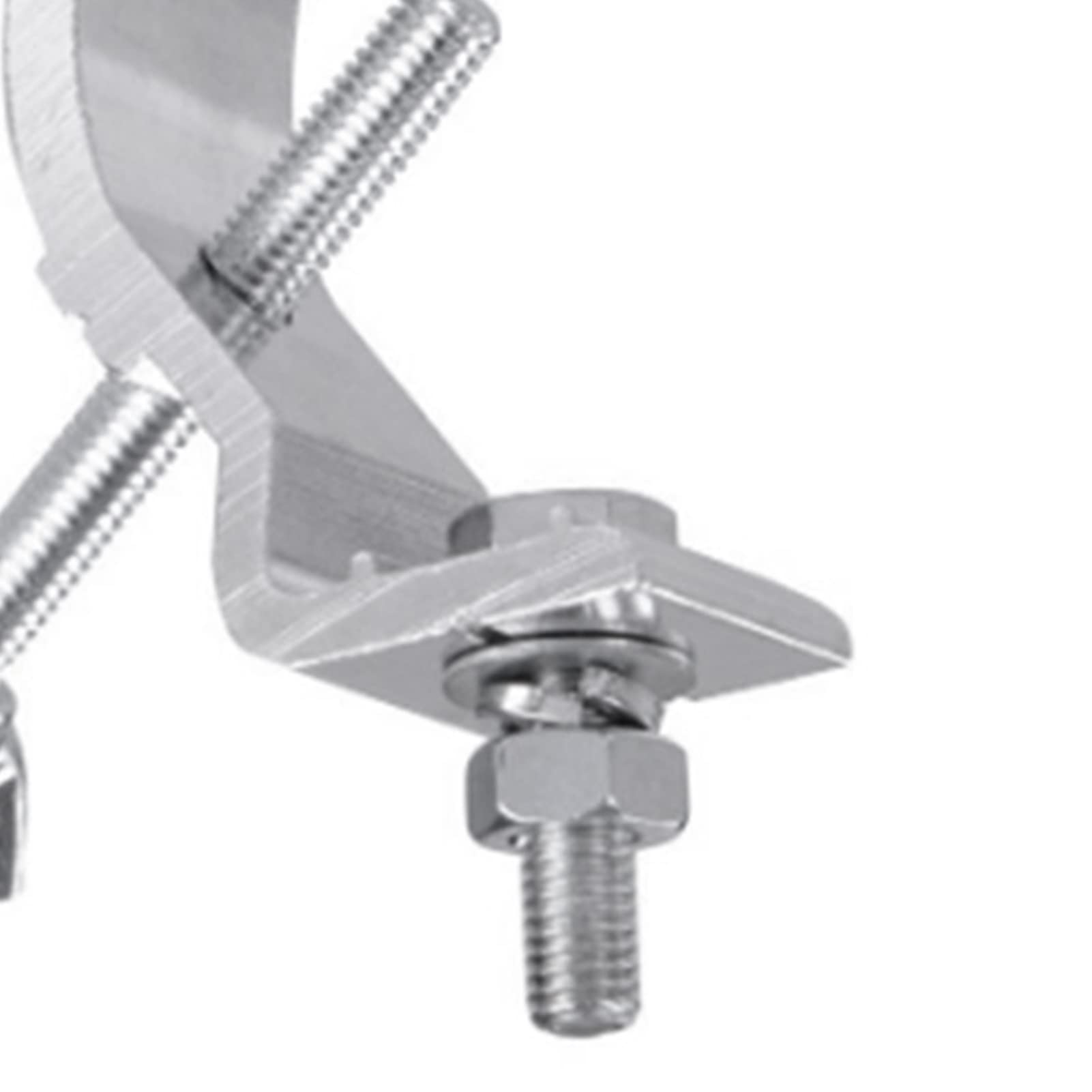 Morsetto Per Luci da Palco Heavy Duty Impedisce Lo Scivolamento Kit di Ganci Per Lampade da Palcoscenico in Alluminio Pressofuso Per Faretti DJ Gancio Per Luci a Testa Mobile 4 Pezzi