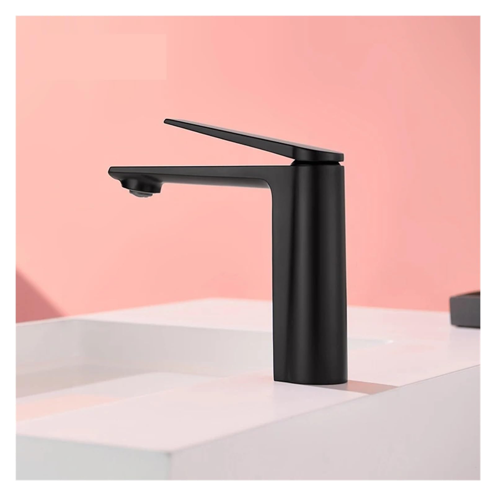 Robinet de lavabo noir mitigeur d'évier pour meuble de salle de bain