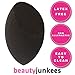 Beauty Junkees Makeup Sponge Blender - Black Contour Makeup Blender Sponge, Liquid Cream Powder Foundation Blending Sponges, Make Up Applicator, Cosmetic Blenders, Wet Dry Beauty Sponge, Latex Free