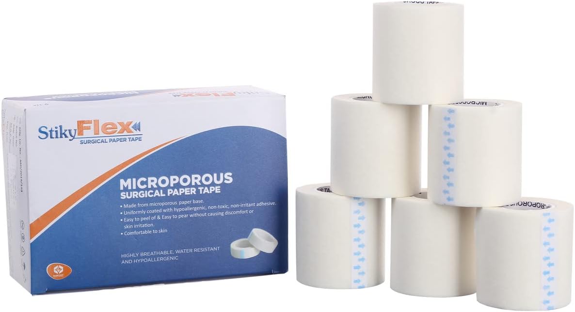Micropore Tape 50mm*9.1 MTR Pack of 6