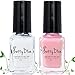 PrettyDiva 2Bottles Liquid Latex for Nails Peel off Nail Polish Barrier Cuticle Guard Skin Barrier Protector Latex Tape for Nail Art