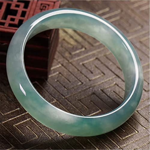 Bracelet en jade vert orchidée d'exception, jadéite naturelle