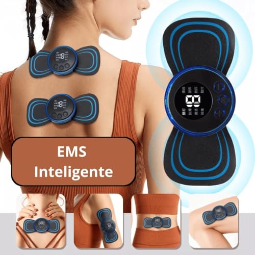 Kit Com 3 Mini Massageador Elétrico Portátil Aparelho Massageador Elétrico Recarregável Portátil p/D