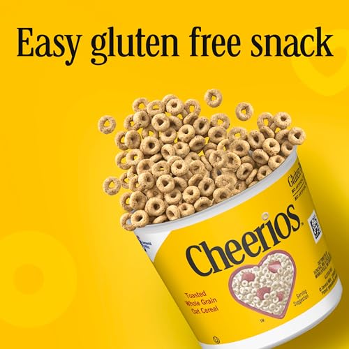 Image of Cheerios Cereal, Gluten Free, Single Serve Foodservice Cups, 60 Ct