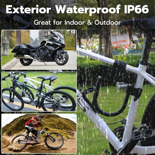 Antivol de vélo pliable pour éviter le vol avec support de fixation - 8