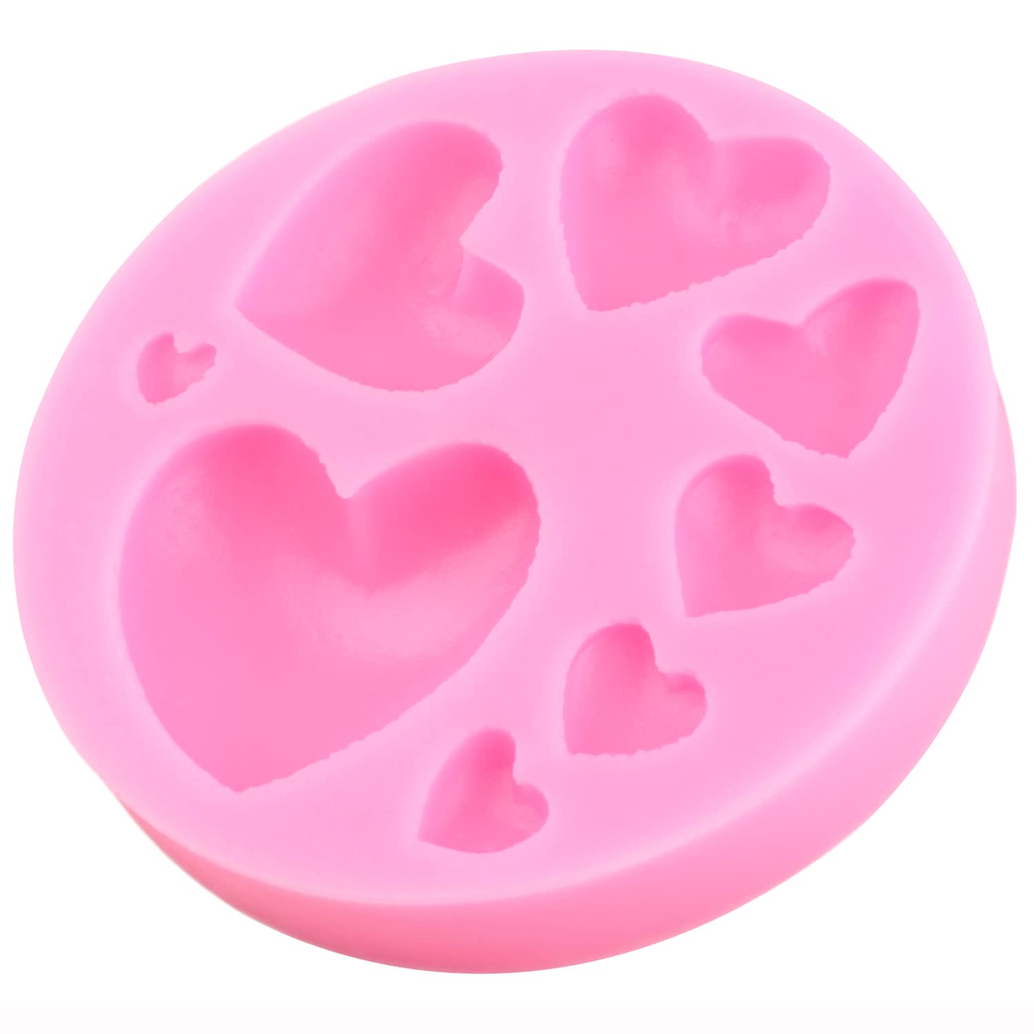 XMOLDNMS Heart Fondant Silicone Mold - Conversation Hearts For Cake Decorating, Chocolate, Candy