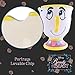 Silver Buffalo Disney's Beauty and The Beast Chip Tea Cup 3D Sculpted Ceramic Coffee Mug, 20 Ounces