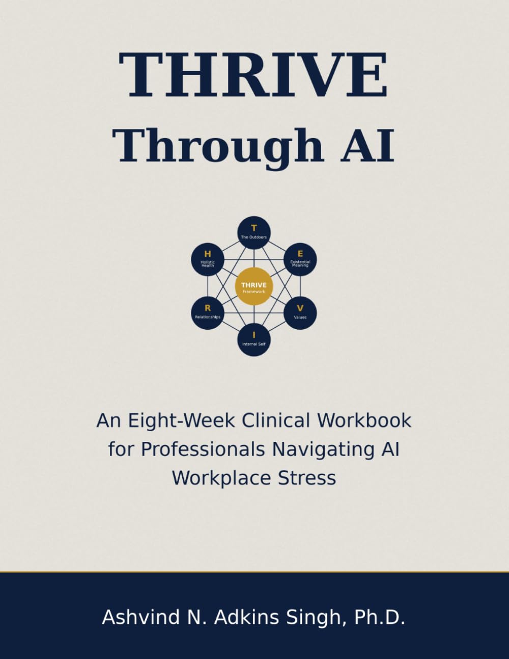 THRIVE Through AI: An Eight-Week Clinical Workbook for Professionals Navigating AI Workplace Stress (THRIVE Workbooks)