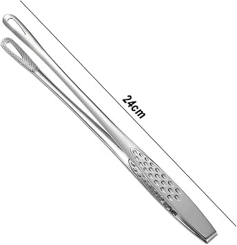 2 Pcs Stainless Steel Food Tongs Stainless Steel Kitchen Tongs Multifunction Cooking Tongs Kitchen Serving Tong for Cooking Sea Food and BBQ Buffet