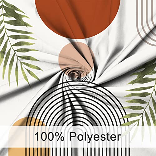MIRRORANG Boho Abstract Shower Curtain with 12 Hooks - Image 4
